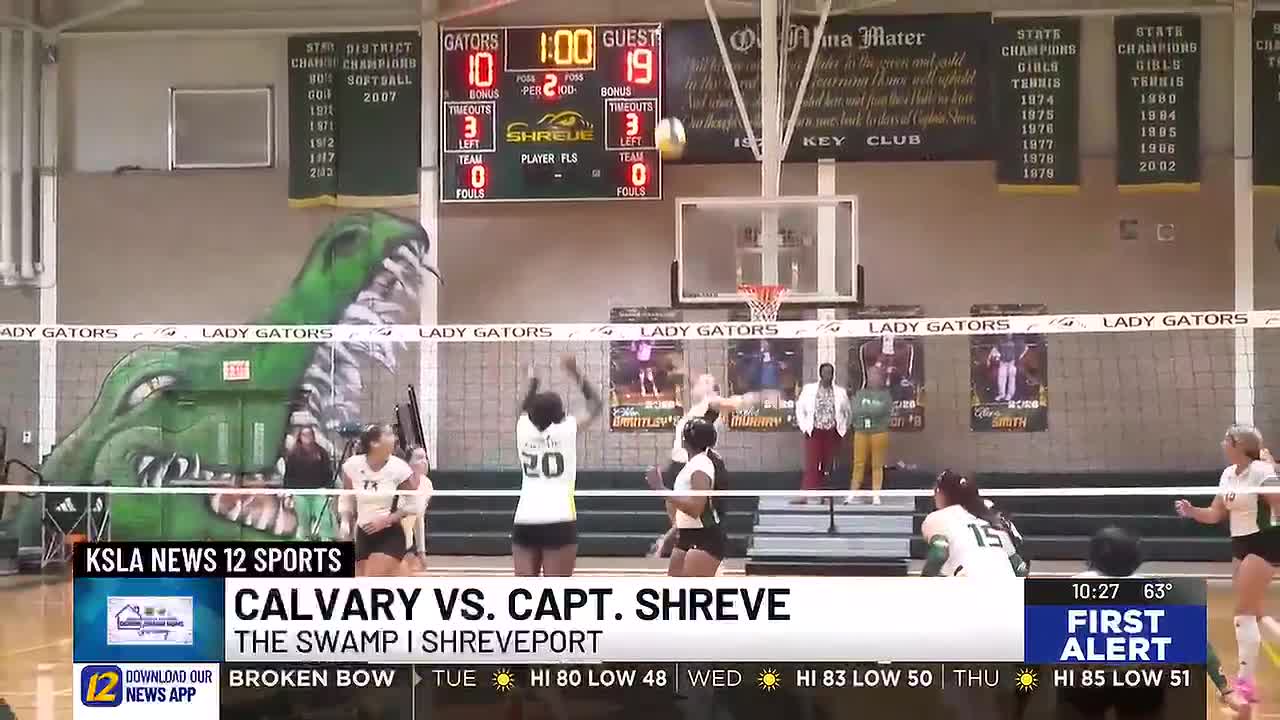 Calvary Sweeps Capt. Shreve As Area Volleyball Playoffs Begin