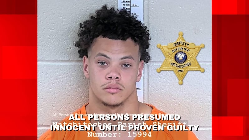 Former Natchitoches Parish Shariff's Deputy Javen R. Etienne, 23, has been arrested for an...