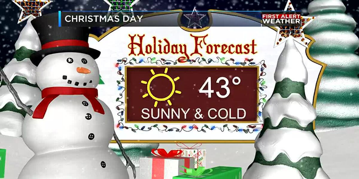 Cold Christmas Cold Christmas Eve and sunny Christmas Day ahead