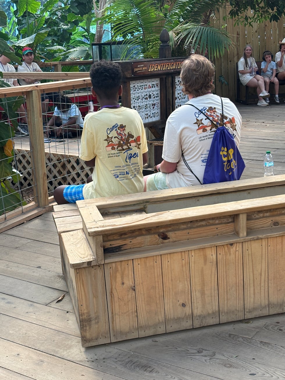 Kids participating in Camp Tiger spent a fun day at the Shreveport Aquarium Tuesday, June 9,...