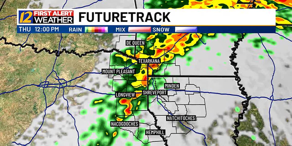 Heavy Raim Weather Heavy rain & severe weather possible for Thursday