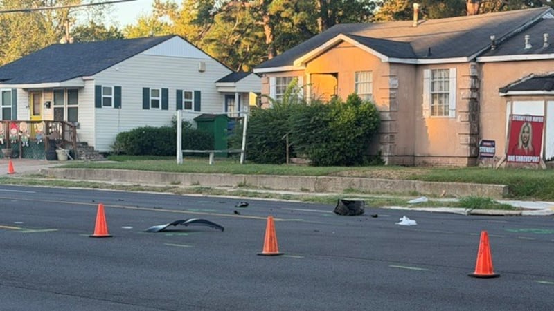 A woman and two children have been rushed to the hospital after a hit-and-run.
