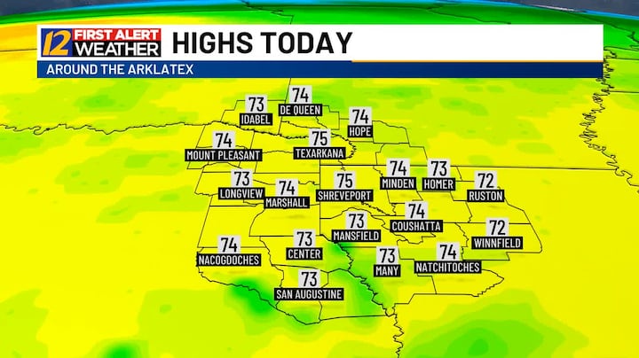 Cool 1st half of week leads to warm 2nd half of week