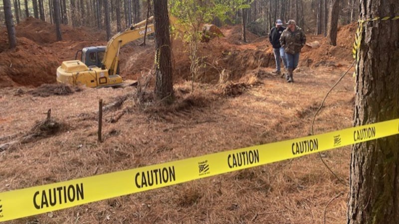 Little River County Sheriff's Office crews have begun digging a well in search of human...