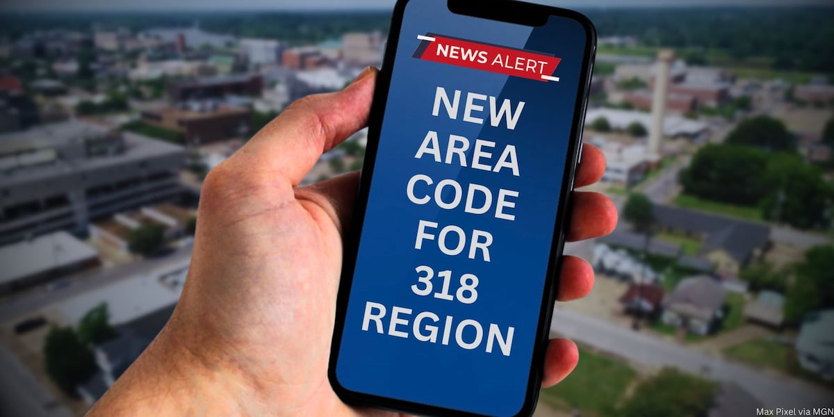 Additional area code to be added to 318 region next month