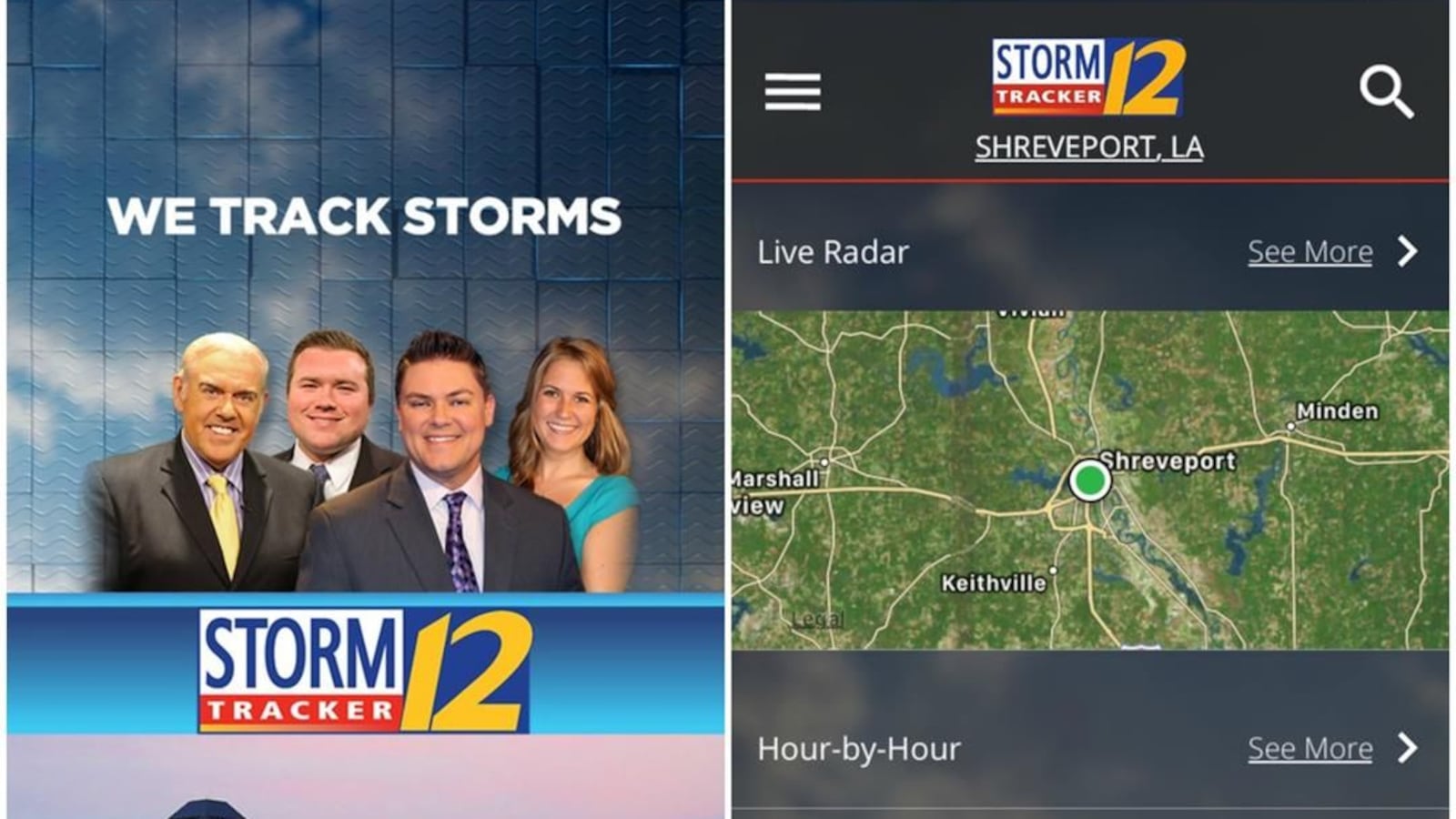 Download the KSLA StormTracker 12 Weather App