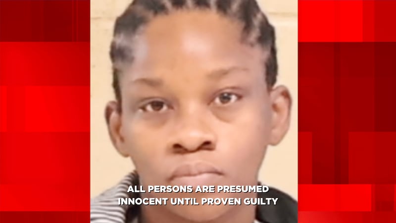 A mother was arrested after her two daughters missed nearly 100 days of school