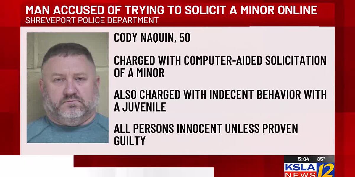 Man accused of trying to solicit a minor online