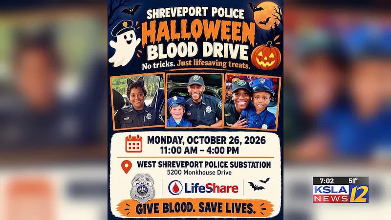Workplace fight arrest, Caddo Parish Sheriff's Office Decorated Pumpkins Contest, weather, &...