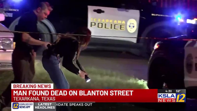 A man has been found dead on Blanton Street in Texarkana, Texas.